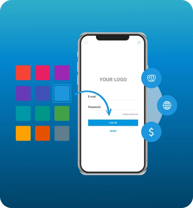 White label mobile application